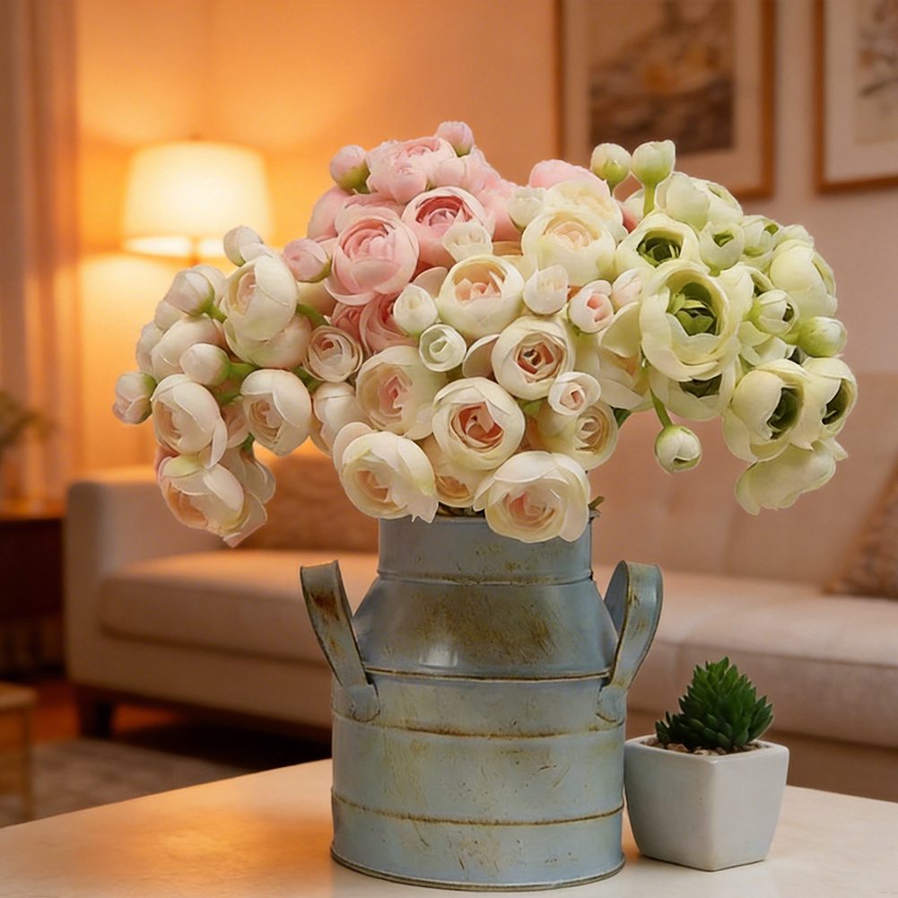 Florist Supply Bulk - Lot de 24 fleurs de ranunculus