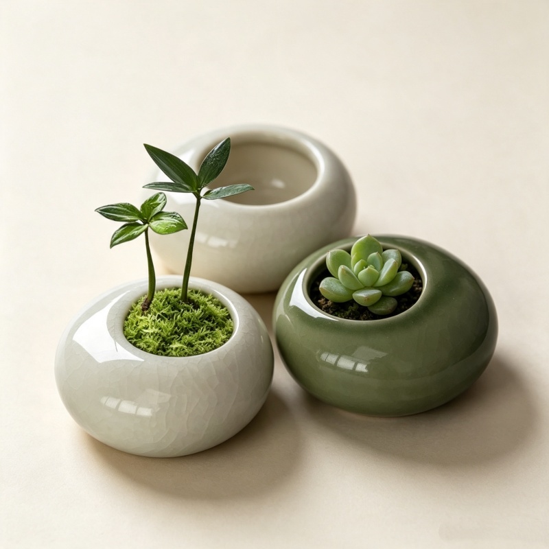 Mini pot de fleurs glacé effet - Florist Supply Vases avis et prix