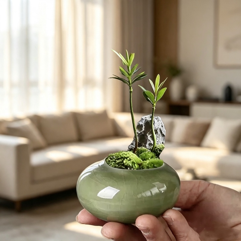 Mini pot de fleurs glacé effet - Florist Supply Vases avis et prix